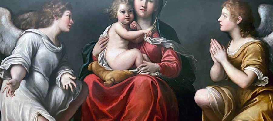 Madonna con Bambino e Angeli – Francesco Albani
